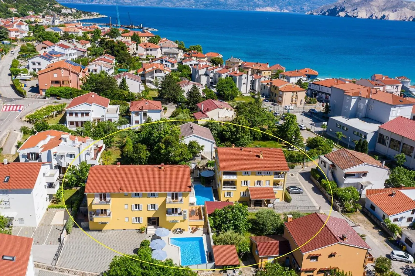 Apartments Gorica 2 location